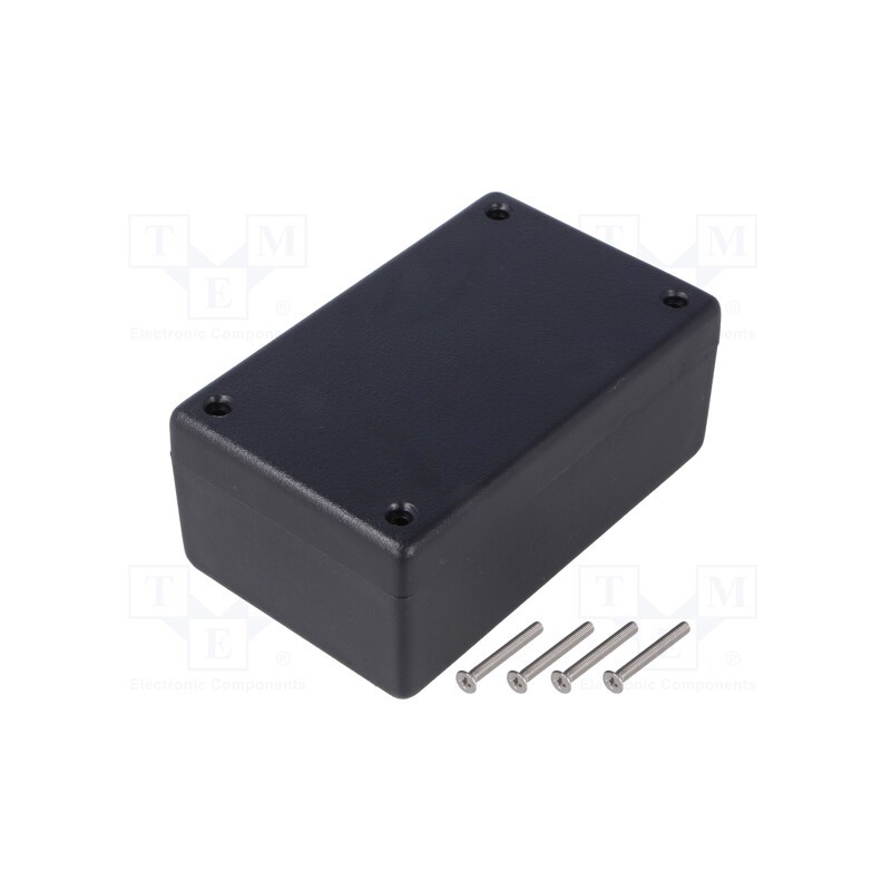 1 pcs x HAMMOND - 1594CWBK - Enclosure: multipurpose, X: 66mm, Y: 105mm, Z: 45mm, 1594, ABS, black