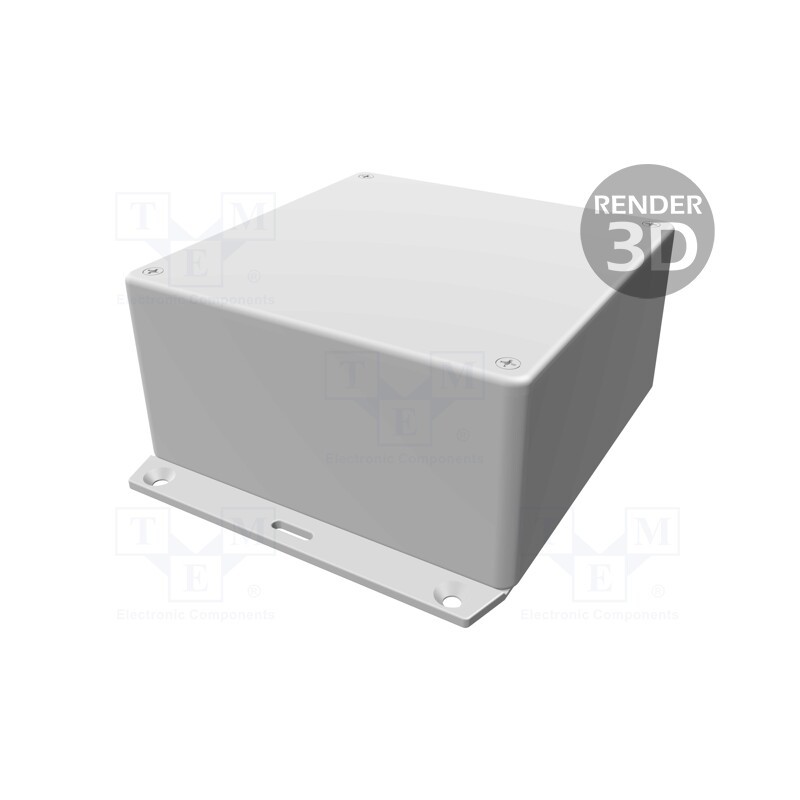 1 pcs x HAMMOND - 1591UF2SBK - Enclosure: multipurpose, X: 120mm, Y: 120mm, Z: 60mm, 1591, ABS, black