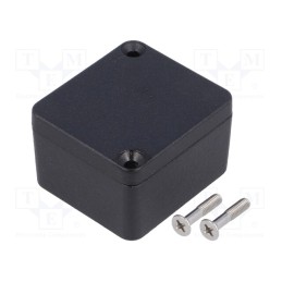 1 pcs x HAMMOND - 1550Z101BK - Enclosure: multipurpose, X: 45mm, Y: 50mm, Z: 30mm, 1550Z, aluminium