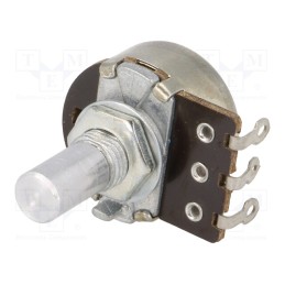1 pcs x TELPOD - PR185-470K-A16P1 - Potentiometer: shaft, single turn, 470kΩ, 200mW, ±30%, soldered