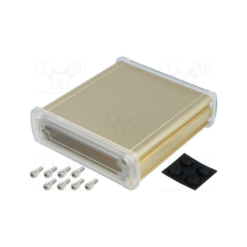1 pcs x GAINTA - ALUG704GD110-C -AS - Enclosure: multipurpose, X: 113.7mm, Y: 119mm, Z: 35.2mm, aluminium