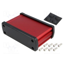 1 pcs x GAINTA - ALUG704RD060 -AS - Enclosure: multipurpose, X: 113.7mm, Y: 69mm, Z: 35.2mm, aluminium