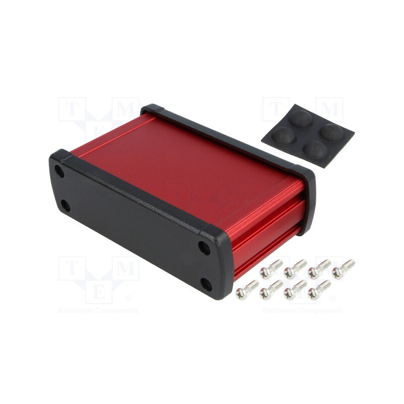 1 pcs x GAINTA - ALUG704RD060 -AS - Enclosure: multipurpose, X: 113.7mm, Y: 69mm, Z: 35.2mm, aluminium