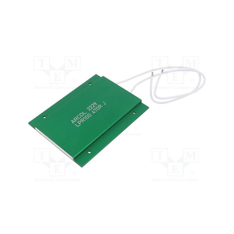 1 pcs x ARCOL - LPR100 470R J - Resistor: power, screw, 470Ω, 100W, ±5%, 100x75x5.7mm