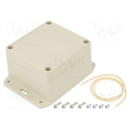 1 pcs x HAMMOND - RP1065BF - Enclosure: multipurpose, X: 80mm, Y: 85mm, Z: 55mm, with fixing lugs
