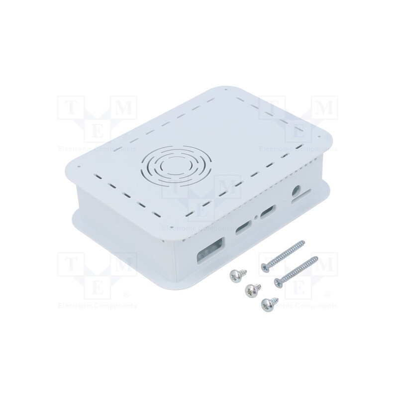 1 pcs x TEKO - TEK-CORAL.40 - Enclosure: for computer, Google Coral dev board, white, X: 73.7mm