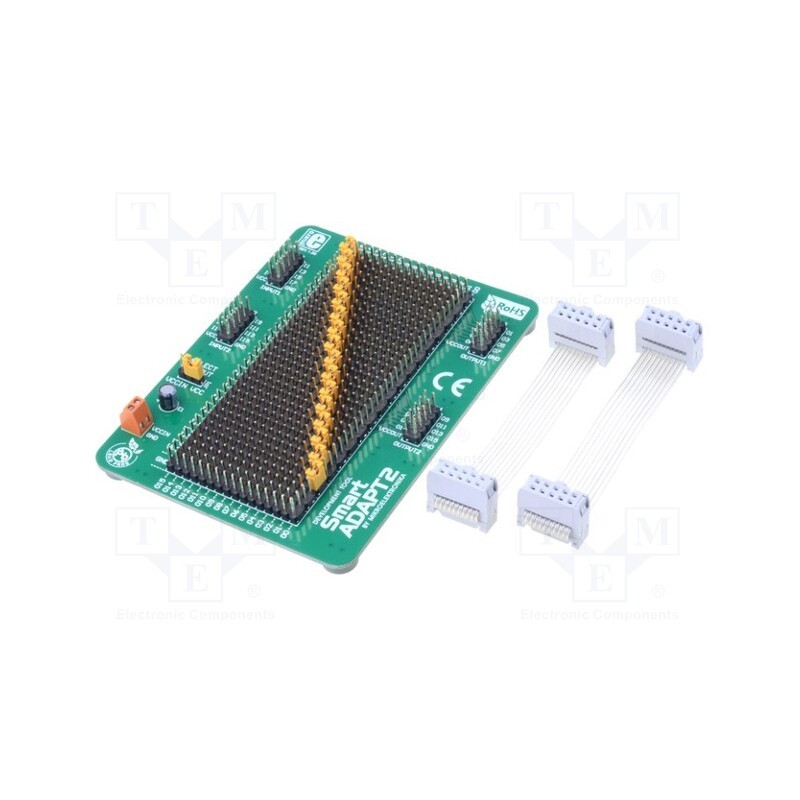 1 pcs x MIKROE - SMARTADAPT2 - Expansion board, IDC10,screw terminal, prototype board