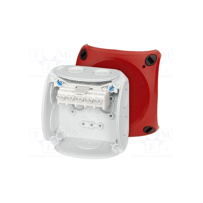 1 pcs x HENSEL - 62000036 - Enclosure: junction box, X: 93mm, Y: 93mm, Z: 62mm, IP66, white