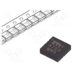 1 pcs x MICROCHIP TECHNOLOGY - MIC4723YML-TR - IC: PMIC, DC/DC converter, Uin: 2.7÷5.5VDC, Uout: 1÷5.5VDC, 3A, Ch: 1