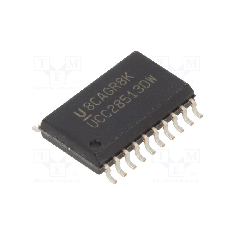 1 pcs x TEXAS INSTRUMENTS - UCC28513DW - IC: PMIC, PFC controller,PWM controller, SO20-W, -40÷105°C,