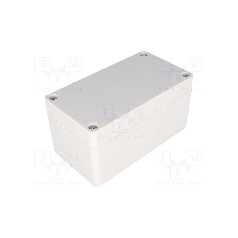 1 pcs x HAMMOND - 1554DGY - Enclosure: multipurpose, X: 65mm, Y: 120mm, Z: 60mm, 1554, ABS, grey