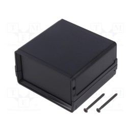 1 pcs x TEKO - MC12.9 - Enclosure: with panel, MINI CAB, X: 80mm, Y: 85mm, Z: 48mm, black