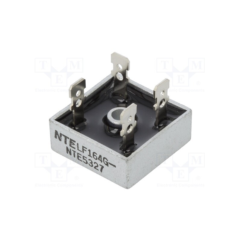 1 pcs x NTE Electronics - NTE5327 - Bridge rectifier: single-phase, Urmax: 800V, If: 25A, Ifsm: 400A