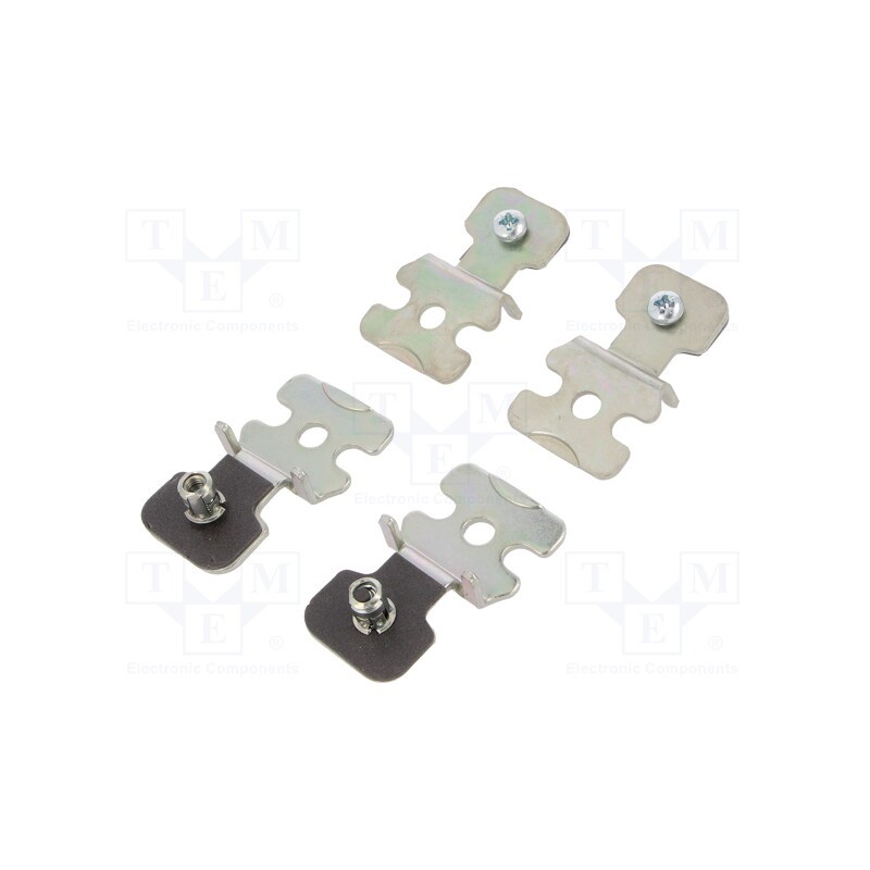 1 set x SCHNEIDER ELECTRIC - NSYAEFPFSC - Set of clips, steel, for enclosures,Spacial CRNG,Spacial S3D
