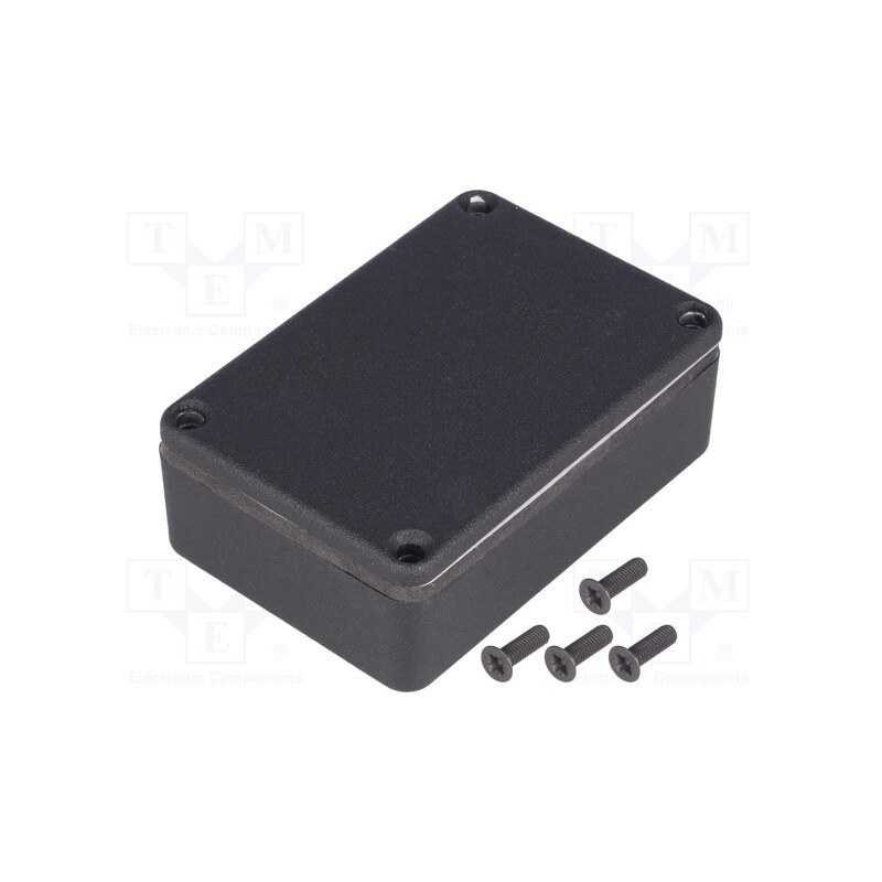 1 pcs x HAMMOND - 1550WPBK - Enclosure: multipurpose, X: 55mm, Y: 80mm, Z: 25mm, 1550, aluminium