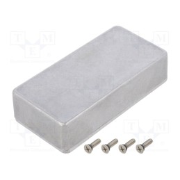 1 pcs x HAMMOND - 1590WG - Enclosure: multipurpose, X: 50mm, Y: 100mm, Z: 25mm, 1590W, aluminium