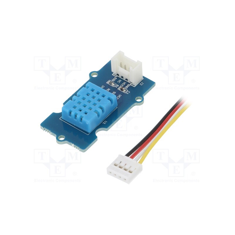 1 pcs x SEEED STUDIO - TEMPERATURE & HUMIDITY SENSOR - Sensor: atmospheric, temperature,humidity, module,cable, 0÷50°C