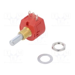 1 pcs x TE Connectivity - TW1103KA - Potentiometer: shaft, single turn, 10kΩ, 1W, ±10%, 6.35mm