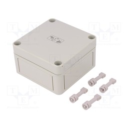 1 pcs x SPELSBERG - 11040301 - Enclosure: multipurpose, X: 94mm, Y: 94mm, Z: 57mm, TK PS, grey, IP66