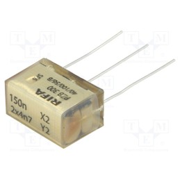 1 pcs x KEMET - PZB300MC23R30 - Filter: anti-interference, Cx: 150nF, Cy: 4.7nF, THT, 12.5x16x24mm