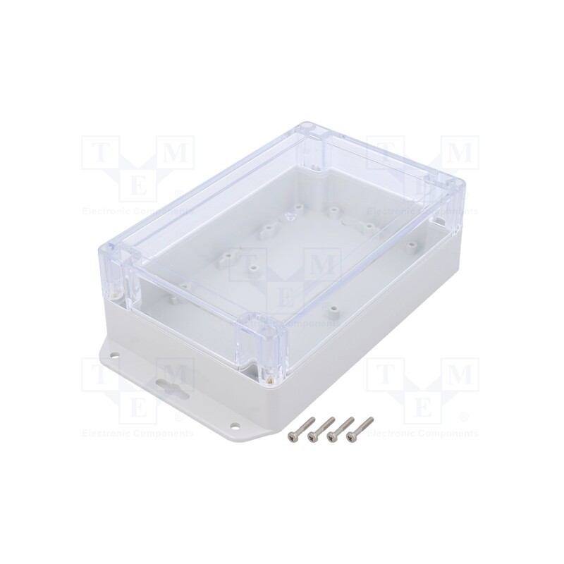 1 pcs x KRADEX - ZP180.120.60UJPH TM ABSPC - Enclosure: multipurpose, X: 120mm, Y: 180mm, Z: 60mm, ZP, ABS, gasket