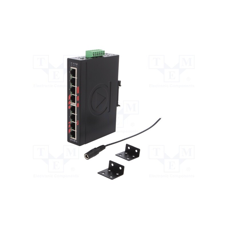 1 pcs x ANTAIRA - LNX-800AG - Switch Ethernet, unmanaged, Number of ports: 8, 12÷48VDC, RJ45