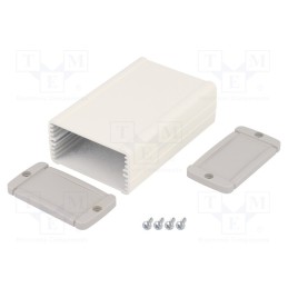 1 pcs x TEKO - TEKAL 12.30 - Enclosure: multipurpose, with panel, TEKAL, X: 60mm, Y: 100mm, grey