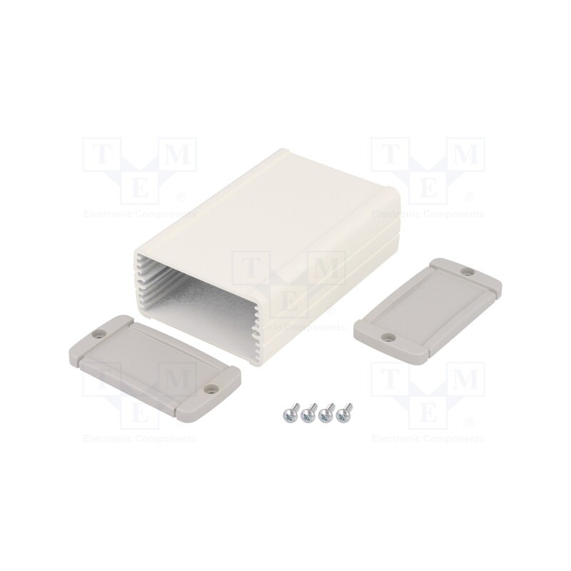 1 pcs x TEKO - TEKAL 12.30 - Enclosure: multipurpose, with panel, TEKAL, X: 60mm, Y: 100mm, grey