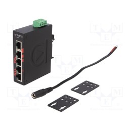1 pcs x ANTAIRA - LNX-C500-T - Switch Ethernet, unmanaged, Number of ports: 5, 12÷48VDC, RJ45