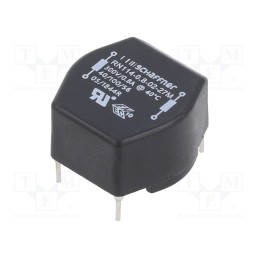 1 pcs x SCHAFFNER - RN114-0.8-02-27M - Inductor: wire with current compensation, THT, 27mH, 800mA, 500mΩ