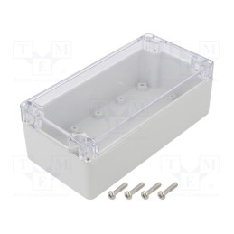 1 pcs x GAINTA - P258C-IP68 - Enclosure: multipurpose, X: 80mm, Y: 160mm, Z: 55mm, polycarbonate