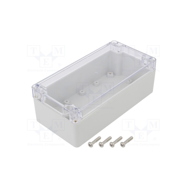 1 pcs x GAINTA - P258C-IP68 - Enclosure: multipurpose, X: 80mm, Y: 160mm, Z: 55mm, polycarbonate