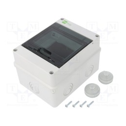1 pcs x ELEKTRO-PLAST NASIELSK - 18629 - Enclosure: for modular components, IP55, light grey, No.of mod: 5