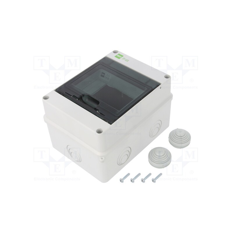 1 pcs x ELEKTRO-PLAST NASIELSK - 18629 - Enclosure: for modular components, IP55, light grey, No.of mod: 5