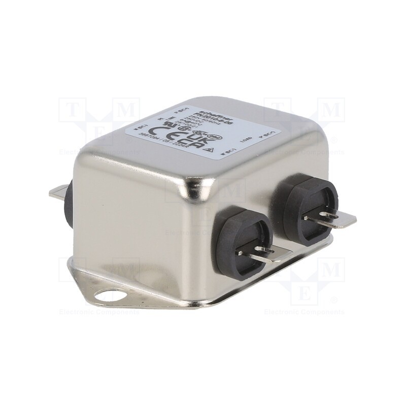 1 pcs x SCHAFFNER - FN2010-6-06 - Filter: anti-interference, single-phase, 250VAC, Cx: 100nF, 1MΩ