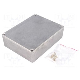 1 pcs x HAMMOND - 1590BB - Enclosure: multipurpose, X: 94mm, Y: 119mm, Z: 34mm, 1590, aluminium