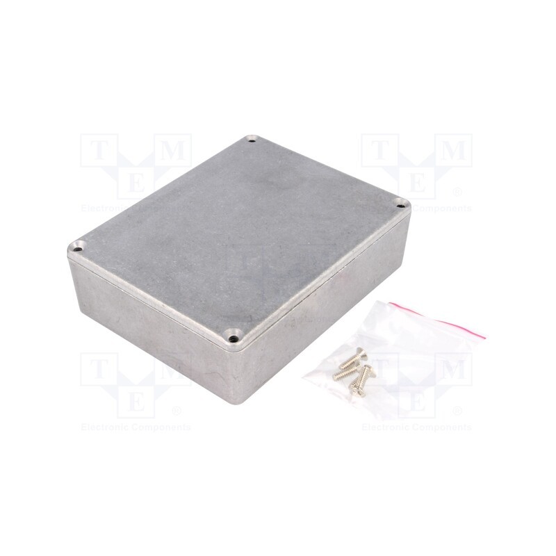 1 pcs x HAMMOND - 1590BB - Enclosure: multipurpose, X: 94mm, Y: 119mm, Z: 34mm, 1590, aluminium