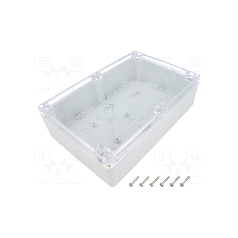 1 pcs x KRADEX - ZP210.140.60JPH TM ABS-PC - Enclosure: multipurpose, X: 140mm, Y: 210mm, Z: 60mm, ZP, ABS, gasket