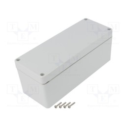 1 pcs x KRADEX - ZP190.75.75SJ TM PC - Enclosure: multipurpose, X: 75mm, Y: 190mm, Z: 75mm, ZP, light grey