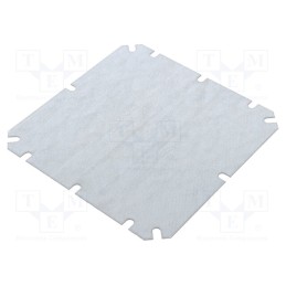 1 pcs x WEIDMu00dcLLER - MP FPC 20/20 - Mounting plate, steel, 2mm, Plating: zinc