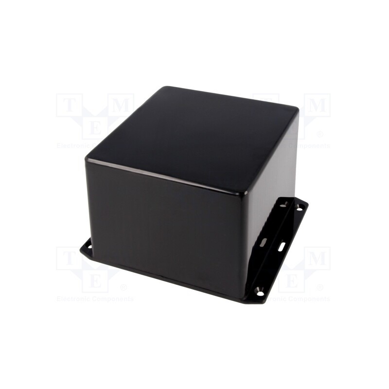 1 pcs x HAMMOND - 1591VFLBK - Enclosure: multipurpose, X: 120mm, Y: 120mm, Z: 94mm, 1591, ABS, black