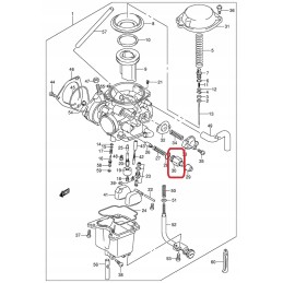 Choke cable bushing, carburetor mount Ltz 400 lta
