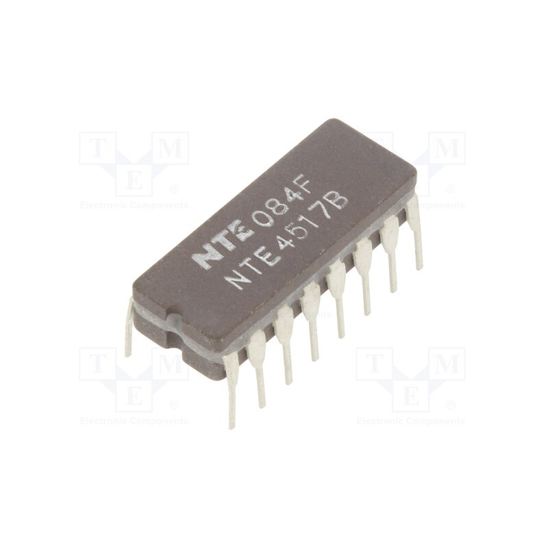 1 pcs x NTE Electronics - NTE4517B - IC: digital, shift register, THT, DIP16