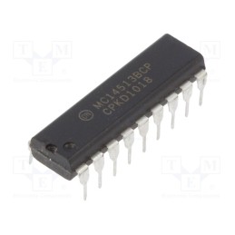 1 pcs x NTE Electronics - NTE4513B - IC: digital, 4bit,BCD to 7-segment,decoder,driver,latch, Ch: 1