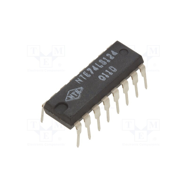 1 pcs x NTE Electronics - NTE74LS124 - IC: digital, voltage controlled oscillator, THT, DIP16