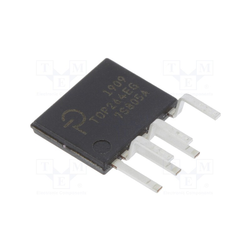 1 pcs x POWER INTEGRATIONS - TOP264EG - IC: PMIC, AC/DC switcher,SMPS controller, 59.4÷145kHz, eSIP-7C