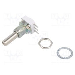1 pcs x VISHAY - P11S1V0FLSY00501KA - Potentiometer: shaft, single turn, 500Ω, 1W, ±10%, 6mm, linear