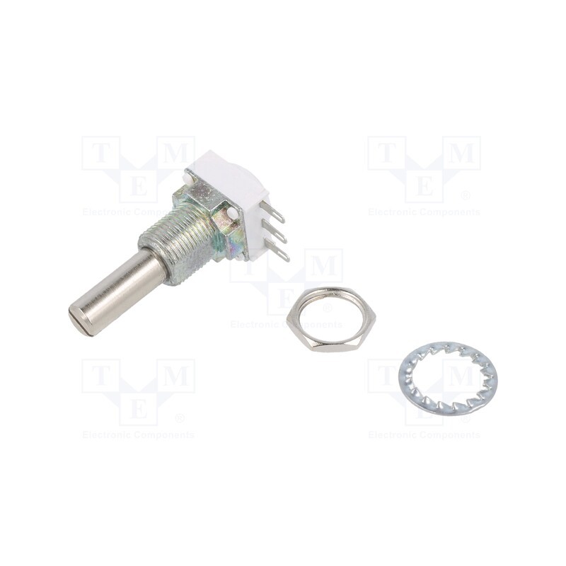 1 pcs x VISHAY - P11S1V0FLSY00501KA - Potentiometer: shaft, single turn, 500Ω, 1W, ±10%, 6mm, linear