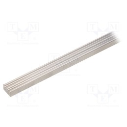 1 pcs x FISCHER ELEKTRONIK - SK 646 1000 AL - Heatsink: extruded, grilled, natural, L: 1000mm, W: 10mm, H: 6mm, raw