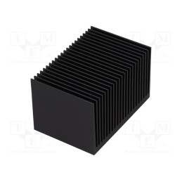 1 pcs x FISCHER ELEKTRONIK - SK 628 50 SA - Heatsink: extruded, grilled, black, L: 50mm, W: 75mm, H: 45mm